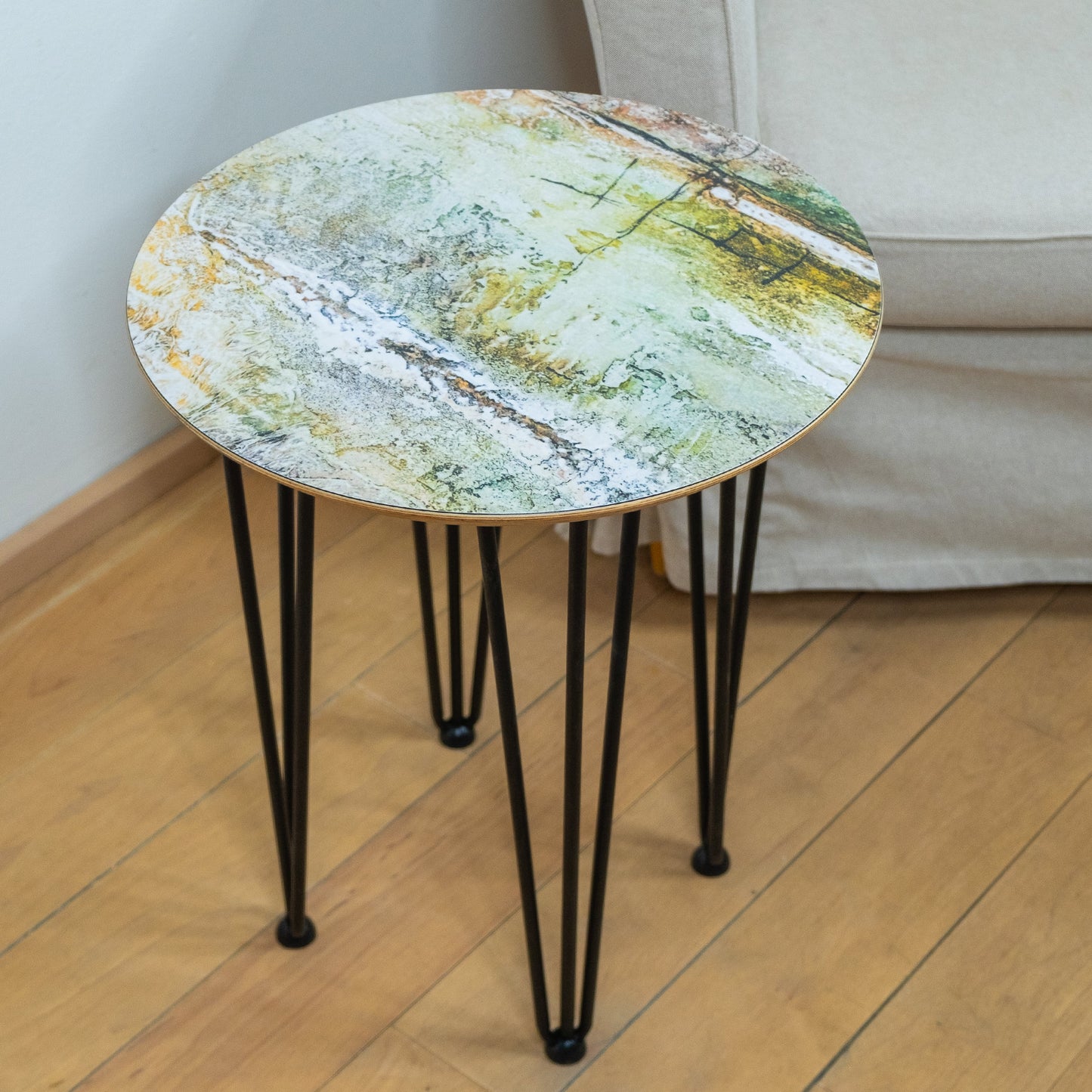 Designer Beistelltisch Kunst - limitiertes Design