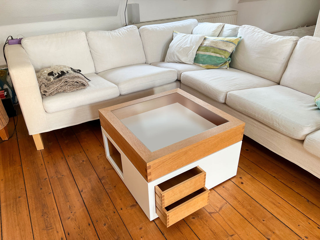 Couchtisch im Bauhausstil