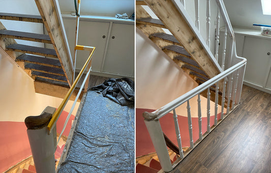 Treppengeländerbau, Erneuerung einer 150 jahre alten Treppe