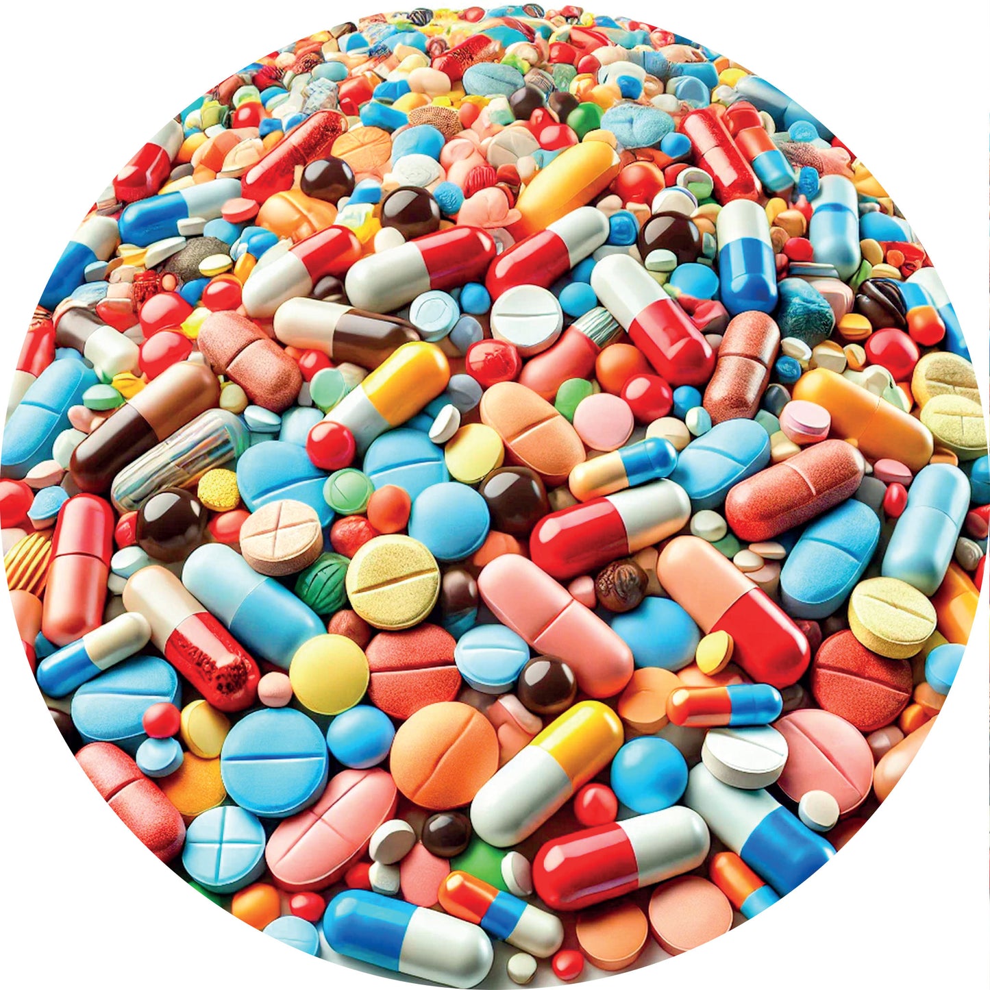 Designer Beistelltisch Pillen - limitiertes Design